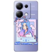 Прозрачный чехол BoxFace Xiaomi Redmi Note 13 Pro 4G The Sakuras Will Cry For You