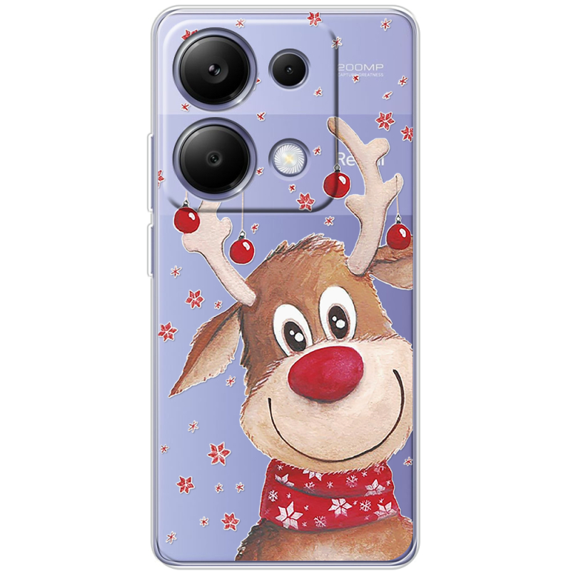 Прозрачный чехол BoxFace Xiaomi Redmi Note 13 Pro 4G Winter Deer