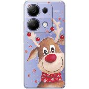 Прозрачный чехол BoxFace Xiaomi Redmi Note 13 Pro 4G Winter Deer