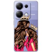 Прозрачный чехол BoxFace Xiaomi Redmi Note 13 Pro 4G Queen and Princess