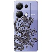 Прозрачный чехол BoxFace Xiaomi Redmi Note 13 Pro 4G Chinese Dragon