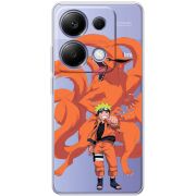 Прозрачный чехол BoxFace Xiaomi Redmi Note 13 Pro 4G Naruto and Kurama