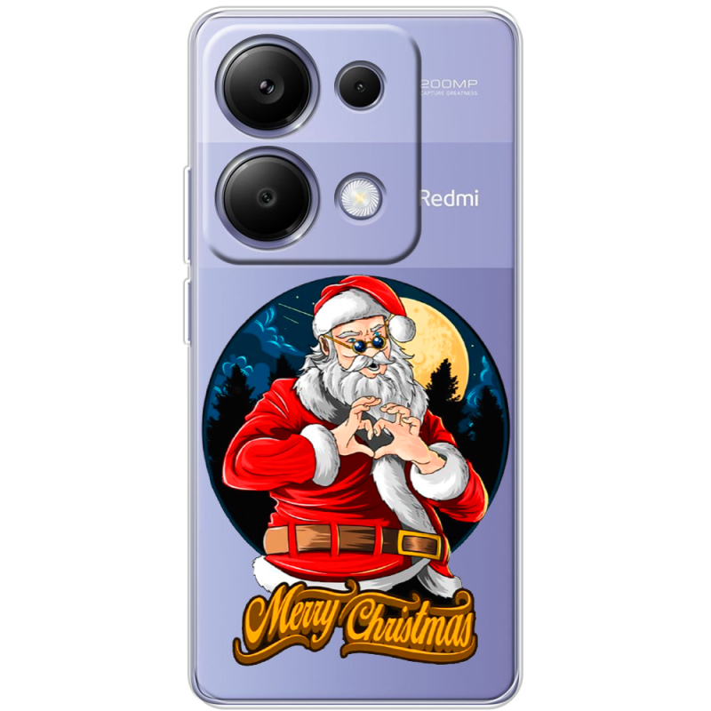 Прозрачный чехол BoxFace Xiaomi Redmi Note 13 Pro 4G Cool Santa