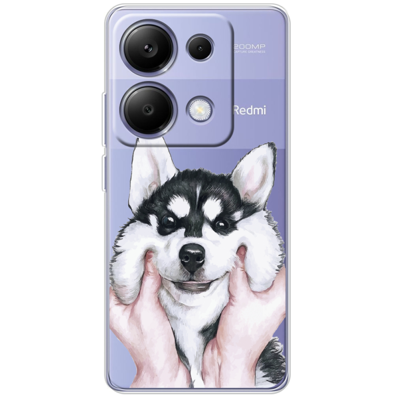 Прозрачный чехол BoxFace Xiaomi Redmi Note 13 Pro 4G Husky