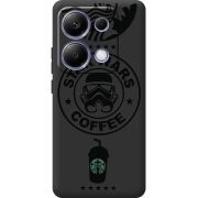 Черный чехол  BoxFace Xiaomi Redmi Note 13 Pro 4G Dark Coffee