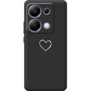 Черный чехол  BoxFace Xiaomi Redmi Note 13 Pro 4G My Heart