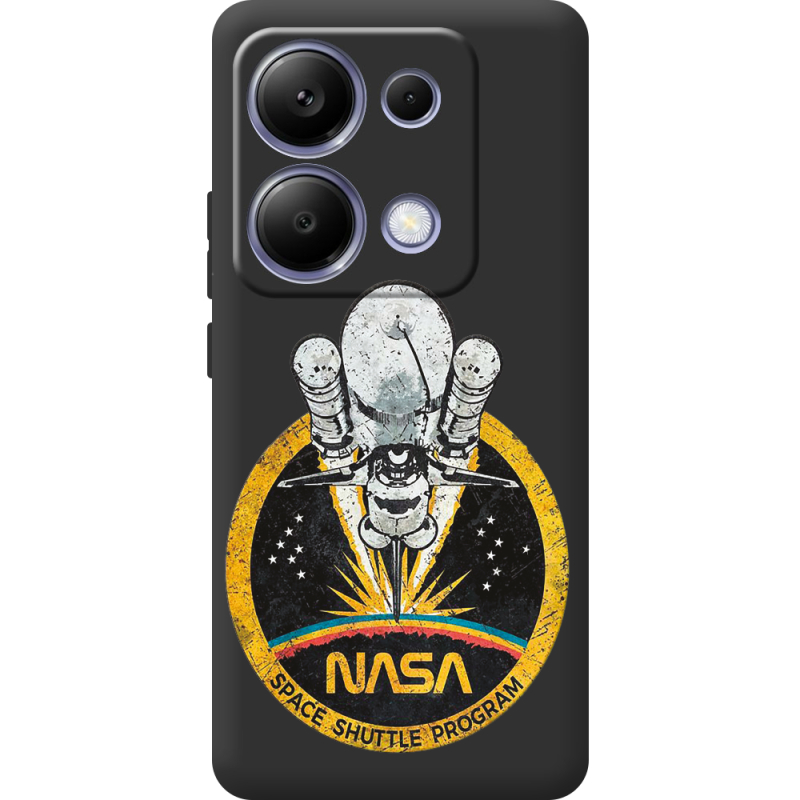 Черный чехол  BoxFace Xiaomi Redmi Note 13 Pro 4G NASA Spaceship