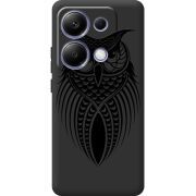 Черный чехол  BoxFace Xiaomi Redmi Note 13 Pro 4G Owl