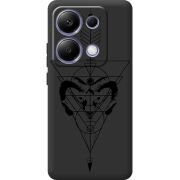 Черный чехол  BoxFace Xiaomi Redmi Note 13 Pro 4G 