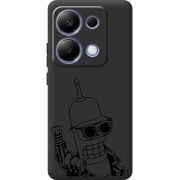 Черный чехол  BoxFace Xiaomi Redmi Note 13 Pro 4G 