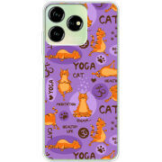 Чехол BoxFace ZTE Blade V50 Design 4G Yoga Cat