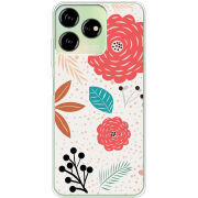 Чехол BoxFace ZTE Blade V50 Design 4G Line Flowers