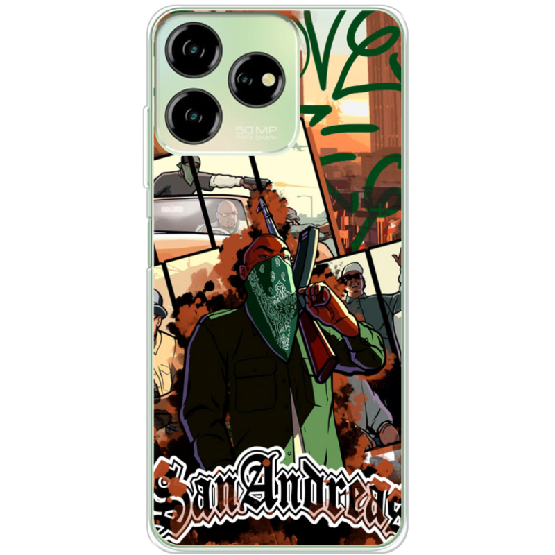 Чехол BoxFace ZTE Blade V50 Design 4G GTA San Andreas