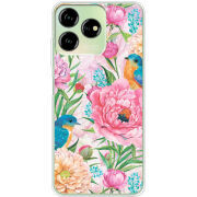 Чехол BoxFace ZTE Blade V50 Design 4G Birds in Flowers