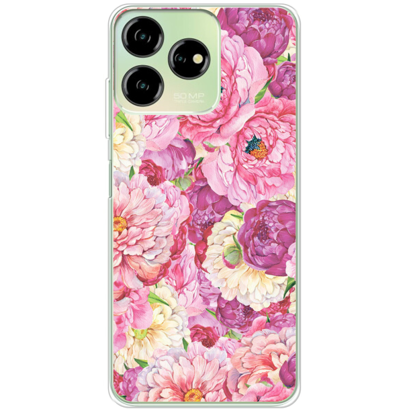 Чехол BoxFace ZTE Blade V50 Design 4G Pink Peonies