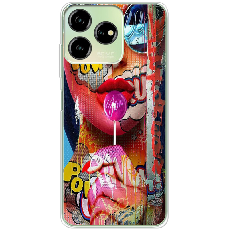 Чехол BoxFace ZTE Blade V50 Design 4G Colorful Girl