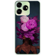 Чехол BoxFace ZTE Blade V50 Design 4G Exquisite Purple Flowers