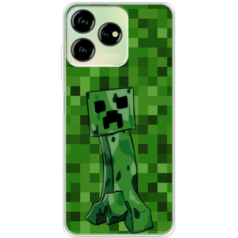 Чехол BoxFace ZTE Blade V50 Design 4G Minecraft Creeper