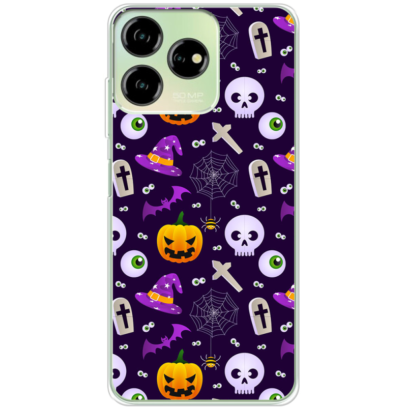 Чехол BoxFace ZTE Blade V50 Design 4G Halloween Purple Mood