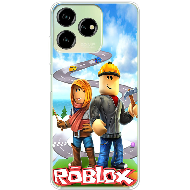 Чехол BoxFace ZTE Blade V50 Design 4G Roblox Білдерман