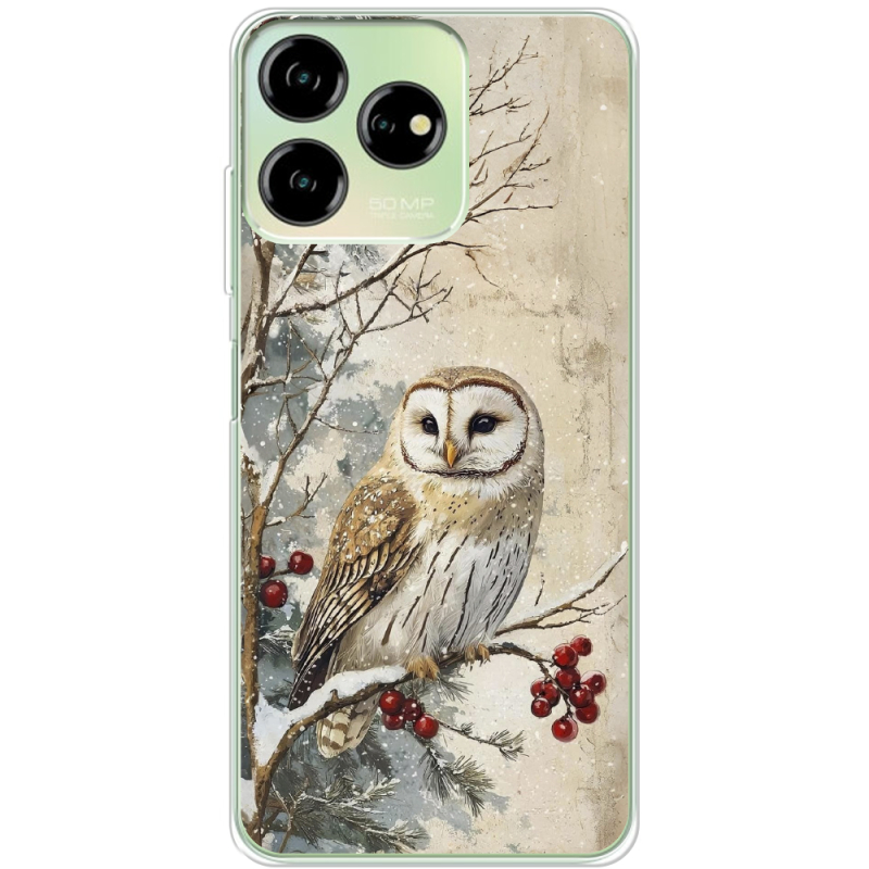 Чехол BoxFace ZTE Blade V50 Design 4G Christmas Owl
