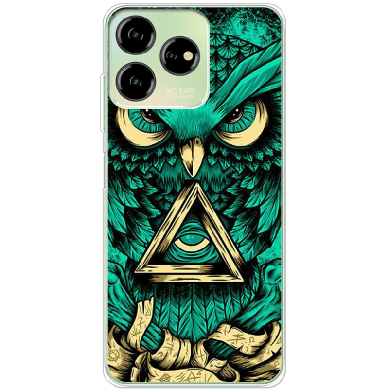 Чехол BoxFace ZTE Blade V50 Design 4G Masonic Owl