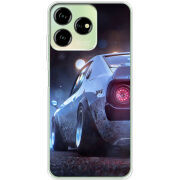 Чехол BoxFace ZTE Blade V50 Design 4G Silver Car