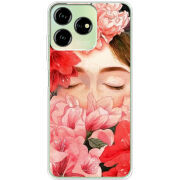 Чехол BoxFace ZTE Blade V50 Design 4G Girl in Flowers