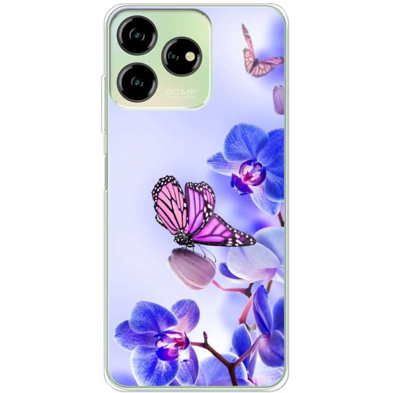 Чехол BoxFace ZTE Blade V50 Design 4G Orchids and Butterflies