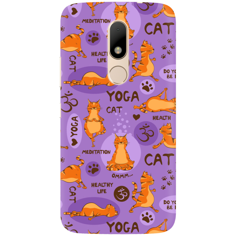 Чехол Uprint Motorola Moto M XT1663 Yoga Cat