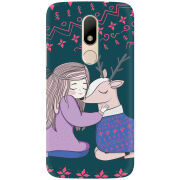 Чехол Uprint Motorola Moto M XT1663 Girl and deer