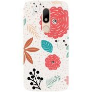 Чехол Uprint Motorola Moto M XT1663 Line Flowers