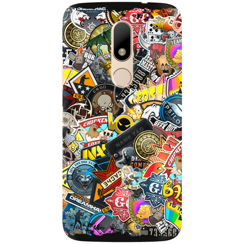 Чехол Uprint Motorola Moto M XT1663 CS:Go Stickerbombing