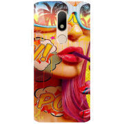 Чехол Uprint Motorola Moto M XT1663 Yellow Girl Pop Art