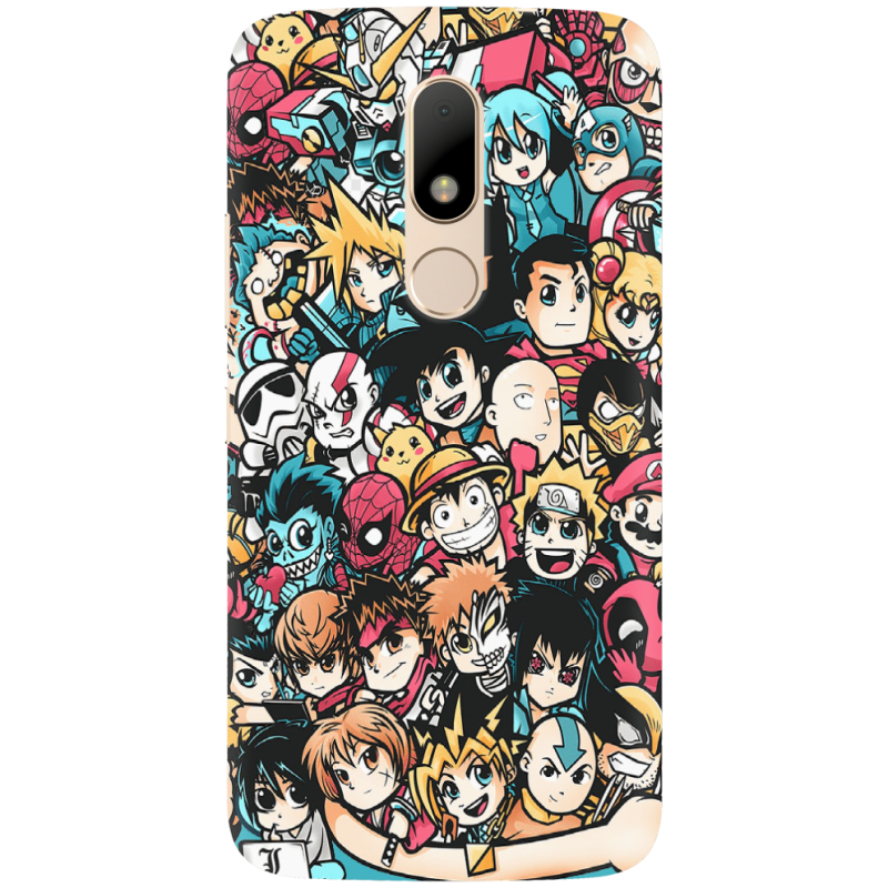 Чехол Uprint Motorola Moto M XT1663 Anime Stickers