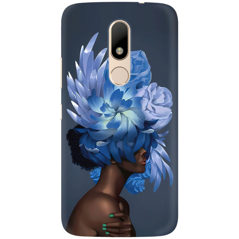 Чехол Uprint Motorola Moto M XT1663 Exquisite Blue Flowers