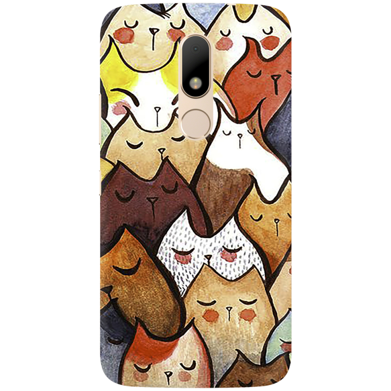 Чехол Uprint Motorola Moto M XT1663 Sleepy Cats