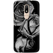 Чехол Uprint Motorola Moto M XT1663 Black and White Roses