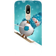 Чехол Uprint Motorola Moto M XT1663 Skier Snowman