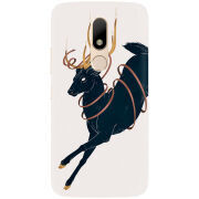 Чехол Uprint Motorola Moto M XT1663 Black Deer