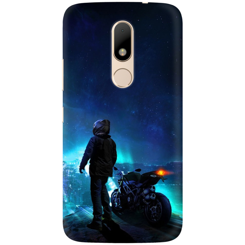 Чехол Uprint Motorola Moto M XT1663 Motorcyclist