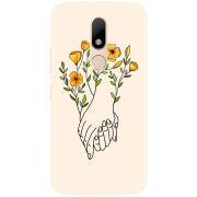 Чехол Uprint Motorola Moto M XT1663 Flower Hands