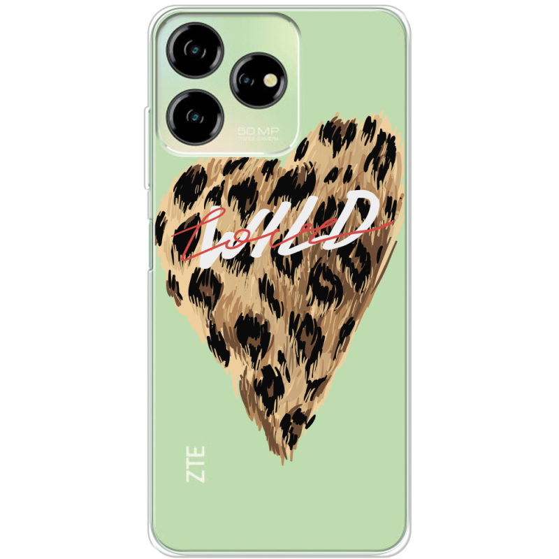 Прозрачный чехол BoxFace ZTE Blade V50 Design 4G Wild Love