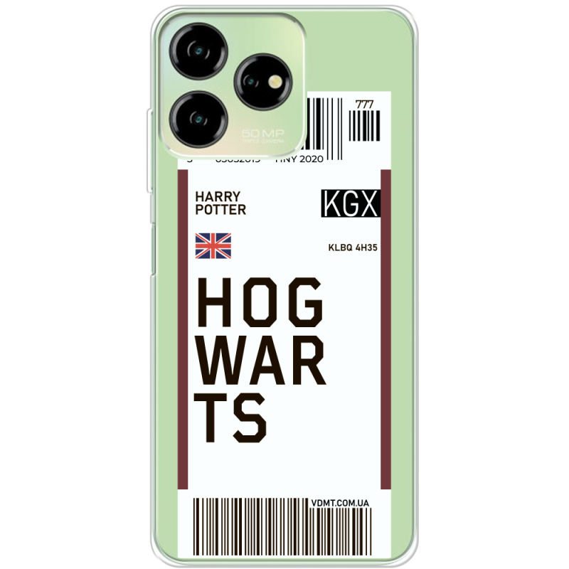 Прозрачный чехол BoxFace ZTE Blade V50 Design 4G Ticket Hogwarts