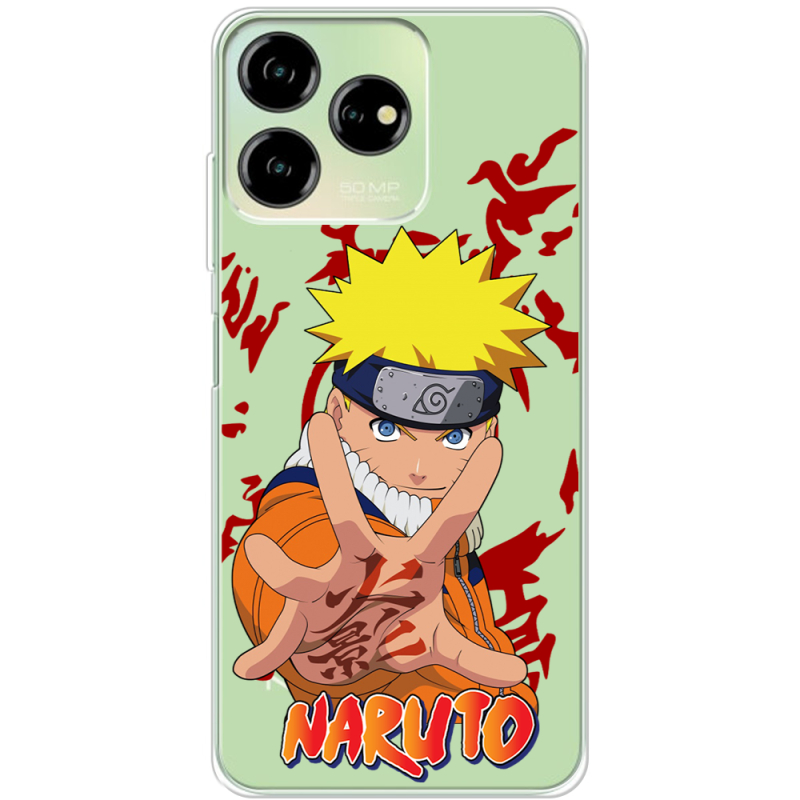 Прозрачный чехол BoxFace ZTE Blade V50 Design 4G Naruto