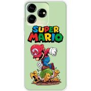 Прозрачный чехол BoxFace ZTE Blade V50 Design 4G Super Mario