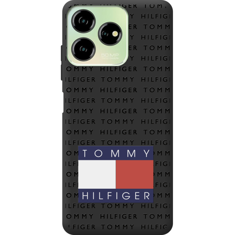 Черный чехол BoxFace ZTE Blade V50 Design 4G Tommy Print