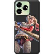 Черный чехол BoxFace ZTE Blade V50 Design 4G Happy Harley Quinn