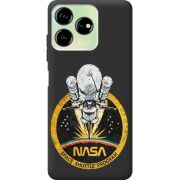 Черный чехол BoxFace ZTE Blade V50 Design 4G NASA Spaceship