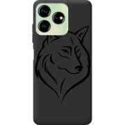 Черный чехол BoxFace ZTE Blade V50 Design 4G Wolf